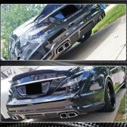 Купити Дифузор заднього бампера (для Base/CLS63 AMG 2015-2018, Карбон) для Mercedes CLS C218 рр