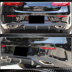 Купить Диффузор заднего бампера V2 (для AMG-Line 2017-2019, Карбон) для Mercedes E-class coupe C238