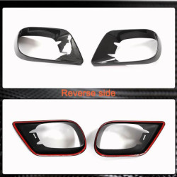 Купити Накладки на передній бампер (для AMG-Line 2017-2019, Карбон) для Mercedes E-class coupe C238