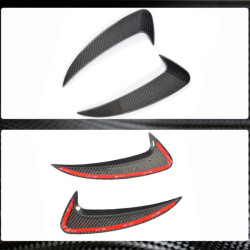 Купити Накладки на задній бампер (для AMG-Line 2017-2019, Карбон) для Mercedes E-class coupe C238