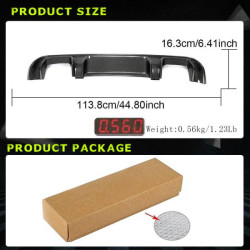 Купити Дифузор заднього бампера V2 (для V-Class 2014-2019, Карбон) для Mercedes Vito / V-class W447 2014- рр