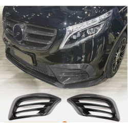 Купити Накладки на протитуманки V1 (2020-2025, Сухий карбон) для Mercedes Vito / V-class W447 2014- рр