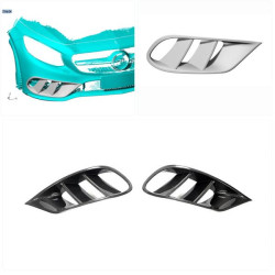 Купити Вставки в передній бампер (для AMG-Line 2015-2018, Сухий карбон) для Mercedes S-class C217 Coupe