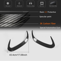 Купити Накладки на задній бампер (для AMG / AMG-Line, Карбон) для Mercedes S-class C217 Coupe