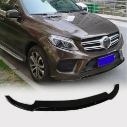 Купити Накладки на передній бампер Lip (для GLE43 AMG, Карбон) для Mercedes GLE coupe C292 2015-2019 рр