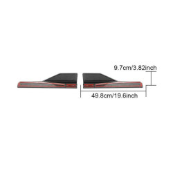 Купити Накладки на пороги (для GLA45 AMG 2013-2016, Карбон) для Mercedes GLA X156 рр