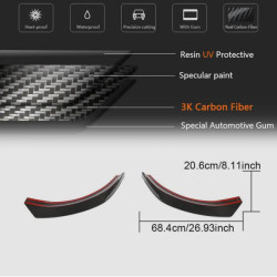 Купити Накладки на передній бампер Flap (для GLA45 AMG 2017-2020) для Mercedes GLA X156 рр