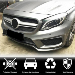Купити Накладка на передній бампер Lip (для GLA45 AMG 2013-2016, Карбон) для Mercedes GLA X156 рр