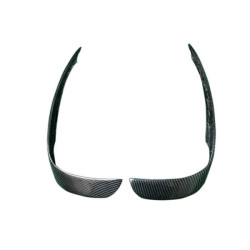 Купити Накладки на передній бампер (для GLA45 AMG 2013-2016, Карбон) для Mercedes GLA X156 рр