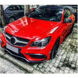 Купити Накладки на передній бампер (для AMG-Line 2014-2016, Карбон) для Mercedes E-сlass coupe C207 рр