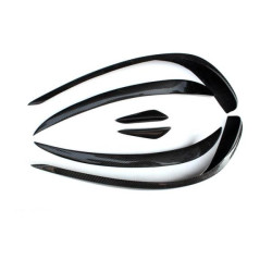 Купити Накладки на передній бампер (для AMG-Line 2014-2016, Карбон) для Mercedes E-сlass coupe C207 рр