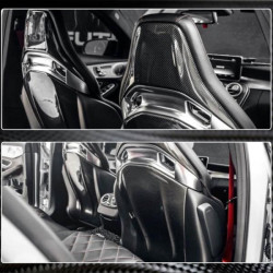 Купить Накладки на сиденье (Сухой карбон) для Mercedes C-сlass W205 2014-2021 гг