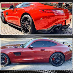 Купить Боковые пороги (для 2015-2017, Карбон) для Мерседес AMG GT C190/R190