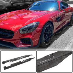 Купить Боковые пороги (для 2015-2017, Карбон) для Мерседес AMG GT C190/R190