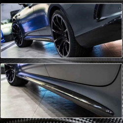 Купить Боковые пороги (для GT53 2018-2022, Сухой карбон) для Mercedes AMG GT 4 X290