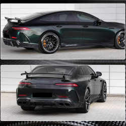 Купить Накладки на задний бампер (для GT63 2018-2022, Карбон) для Mercedes AMG GT 4 X290