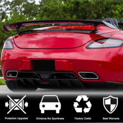 Купить Диффузор заднего бампера (Карбон) для Mercedes SLS C197