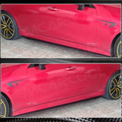 Купить Боковые пороги V1 (для AMG/AMG-Line 2018-2020, Карбон) для Mercedes CLS C257 2018- гг