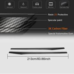 Купить Боковые пороги V1 (для AMG/AMG-Line 2018-2020, Карбон) для Mercedes CLS C257 2018- гг