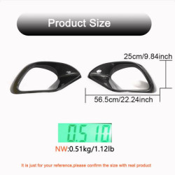 Купить Накладки на передний бампер (для CLA45 AMG SD, Карбон) для Mercedes CLA C118 2019- рр