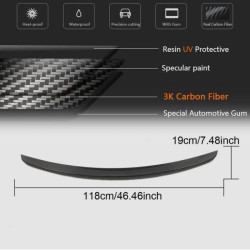 Купить Спойлер V5 (для 2018-2020, Карбон) для Mercedes CLS C257 2018- гг