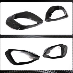 Купить Накладки на передний бампер V1 (для AMG/AMG-Line, Карбон) для Mercedes GLA H247 2020- рр