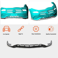 Купить Накладка на передний бампер Lip (для AMG/AMG-Line, Карбон) для Mercedes GLA H247 2020- рр