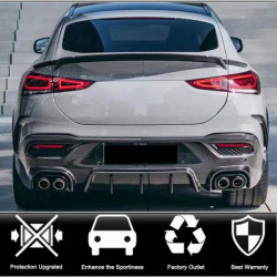 Купить Накладки на задний бампер (для GLE 350/GLE450/GLE63 2019-2023, Карбон) для Mercedes GLE coupe C167 2019- рр