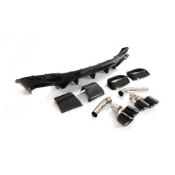 Купити Дифузор заднього бампера (для GLE63 AMG 2019-2023, Карбон) для Mercedes GLE W167