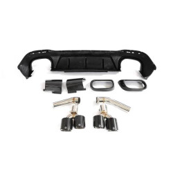 Купити Дифузор заднього бампера (для GLE63 AMG 2019-2023, Карбон) для Mercedes GLE W167