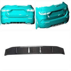 Купити Дифузор заднього бампера (для AMG-Line, Карбон) для Mercedes GLA H247 2020- рр