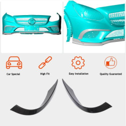 Купити Накладки на передній бампер (для Base 2016-2020, Карбон) для Mercedes SLK R172 рр