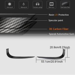 Купити Накладки на передній бампер (для Base 2016-2020, Карбон) для Mercedes SLK R172 рр