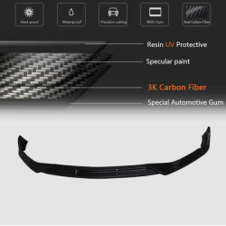 Купити Накладка на передній бампер Lip (для AMG-Line, Карбон) для Mercedes C-class W206 2022- рр