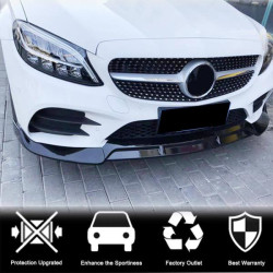 Купити Накладка на передній бампер Lip (для AMG-Line, Карбон) для Mercedes C-class W206 2022- рр