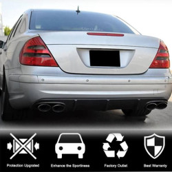 Купить Диффузор заднего бампера (для E55 AMG 2003-2006, Карбон) для Mercedes E-сlass W211