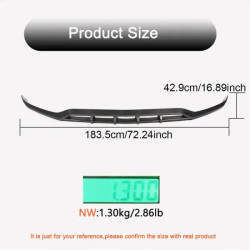 Купить Накладка на передний бампер Lip (для AMG-Line 2020-2025, Карбон) для Mercedes GLC X253