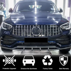 Купить Накладка на передний бампер Lip (для AMG-Line 2020-2025, Карбон) для Mercedes GLC X253