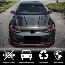 Купить Решетка радиатора (для HB 2012-2017, Сухой Карбон) для Volkswagen Golf 7/E-Golf