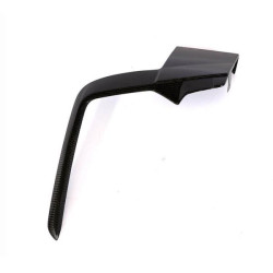 Купить Накладки на передний бампер (R/R-line HB 2017-2020, Карбон) для Volkswagen Golf 7/E-Golf