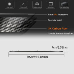 Купить Боковые пороги (для R/R-line 2017-2020, Карбон) для Volkswagen Golf 7/E-Golf