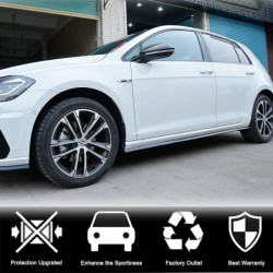 Купить Боковые пороги (для R/R-line 2017-2020, Карбон) для Volkswagen Golf 7/E-Golf