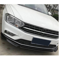 Купить Накладка на передний бампер Lip (для Base 2017-2020, Карбон) для Volkswagen Golf 7/E-Golf