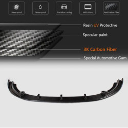 Купить Накладка на передний бампер Lip V2 (для GTI HB 2010-2013, Карбон) для Volkswagen Golf 6