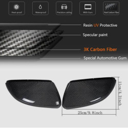 Купить Наклкадки на зеркала (для HB 2010-2013, Карбон) для Volkswagen Golf 6