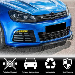 Купить Накладка на передний бампер Lip V1 (для R HB 2010-2013, Карбон) для Volkswagen Golf 6