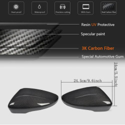 Купить Накладки на зеркала USA (Карбон) для Volkswagen Passat B8 2015-2023 гг