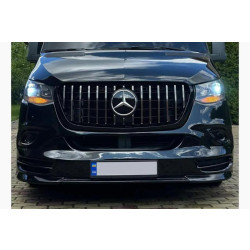 Купить Передняя решетка Panamericana GT Chrome Premium V2 (С рамкой) для Mercedes Sprinter W907/W910 2018- гг