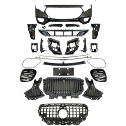 Купити Передній бампер в стилі W223 S63 AMG для Mercedes E-сlass W214 2023- рр