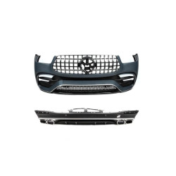 Купить Комплект обвесов AMG GLE63 (с задним диффузором) для Mercedes GLE W167